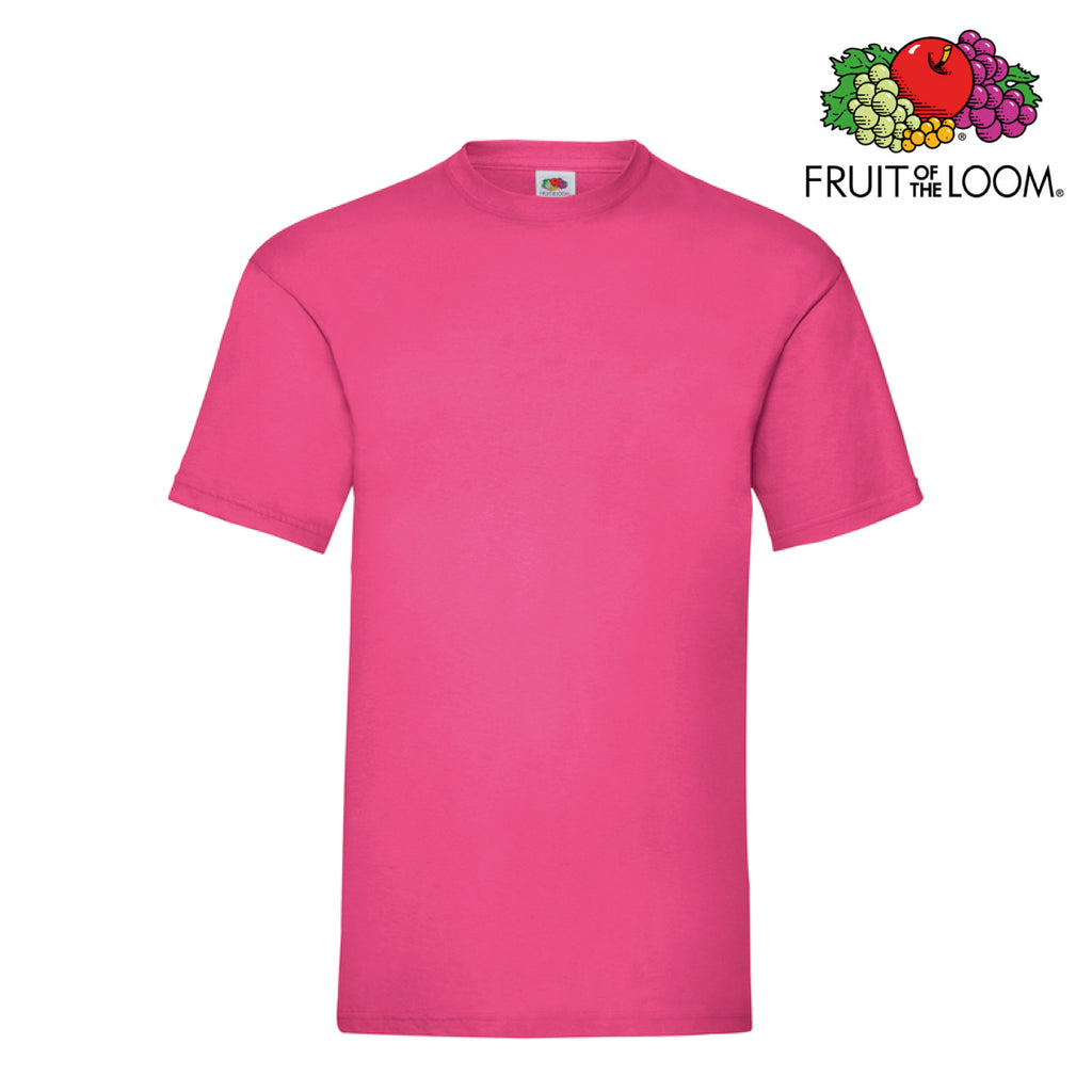 Maglietta Fruit of the Loom pink personalizzabile