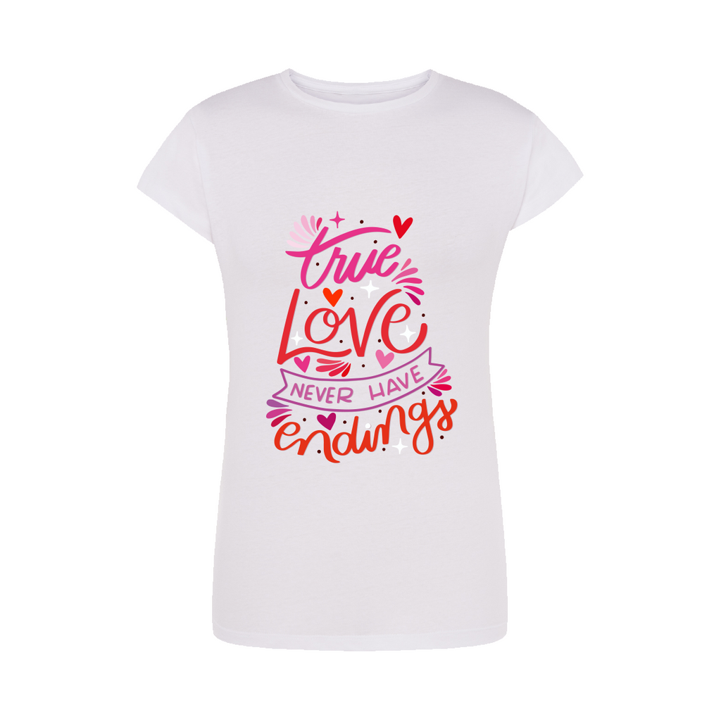  maglietta donna amore senza fine colore bianco teelab