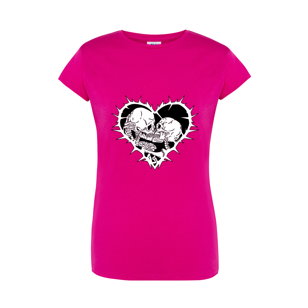  maglietta donna gothic colore fucsia teelab
