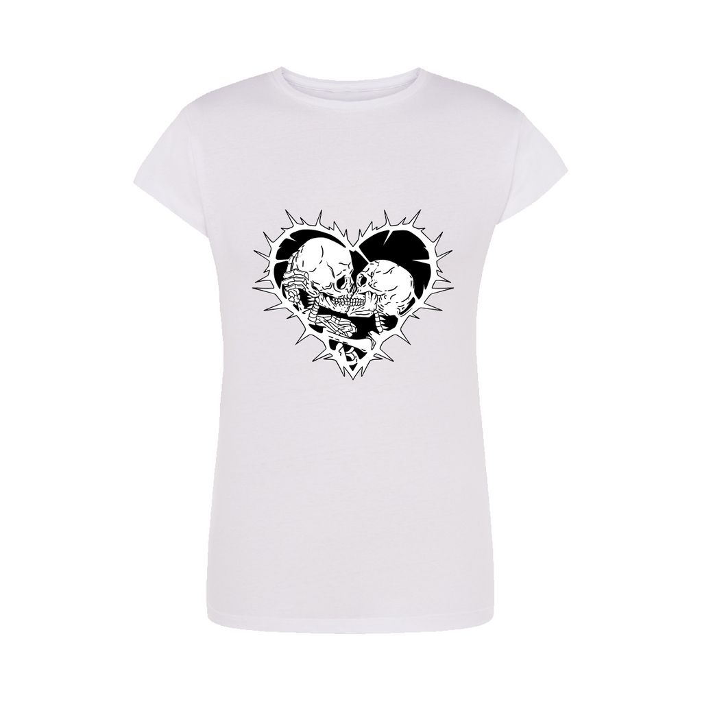  maglietta donna gothic colore bianco teelab