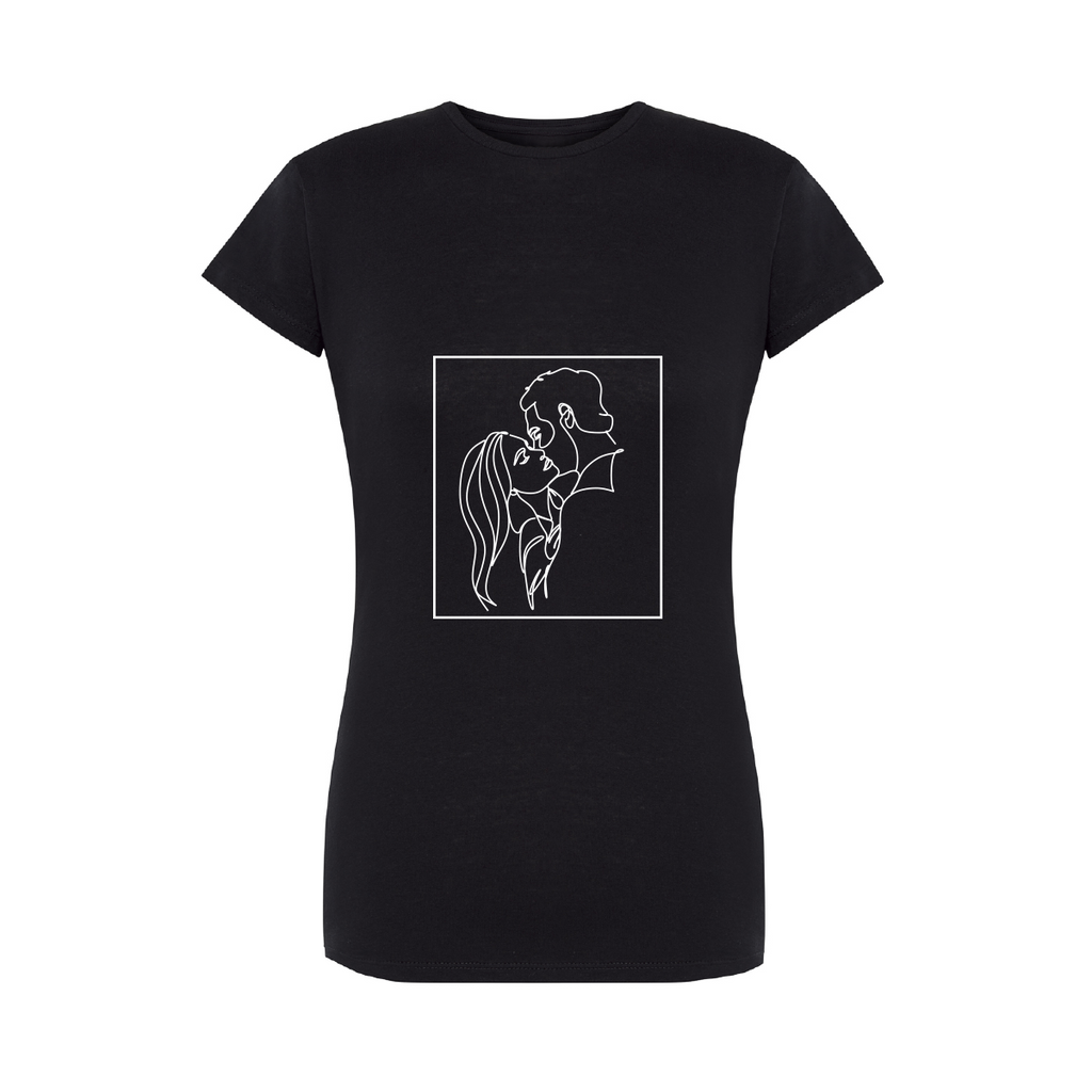  maglietta donna coppia colore nero teelab