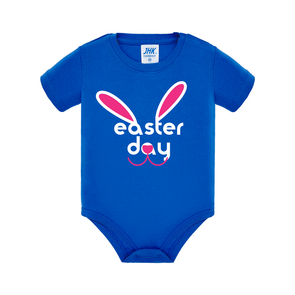 body neonato bunny ears colore blu teelab