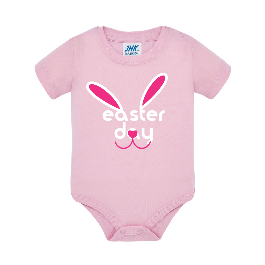 body neonato bunny ears colore rosa teelab