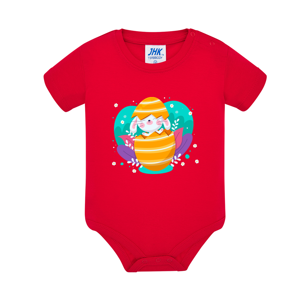 body neonato bunny surprise colore red teelab