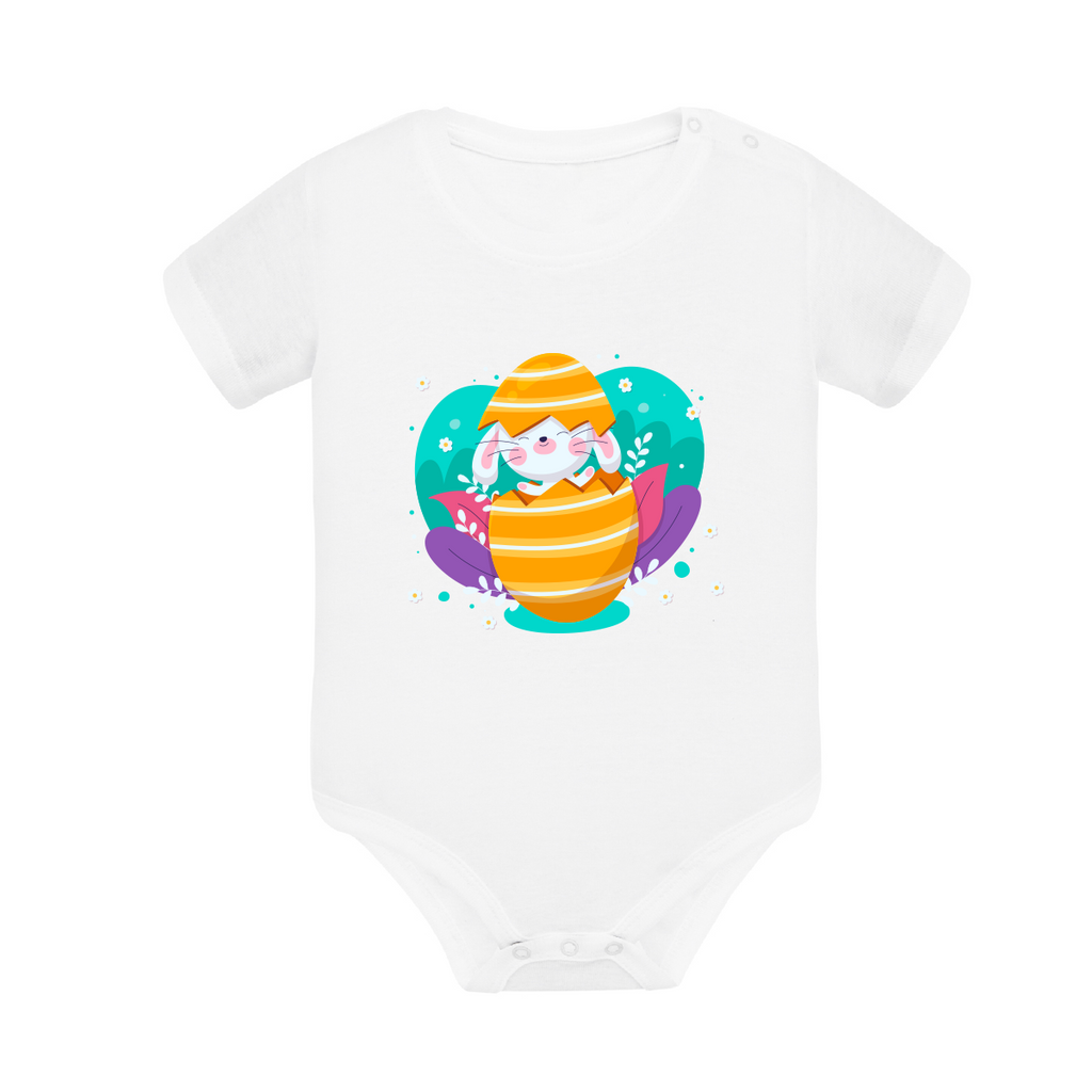body neonato bunny surprise colore white teelab