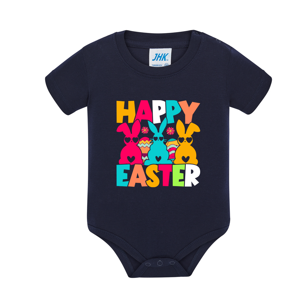 body neonato buona pasqua colore navy teelab