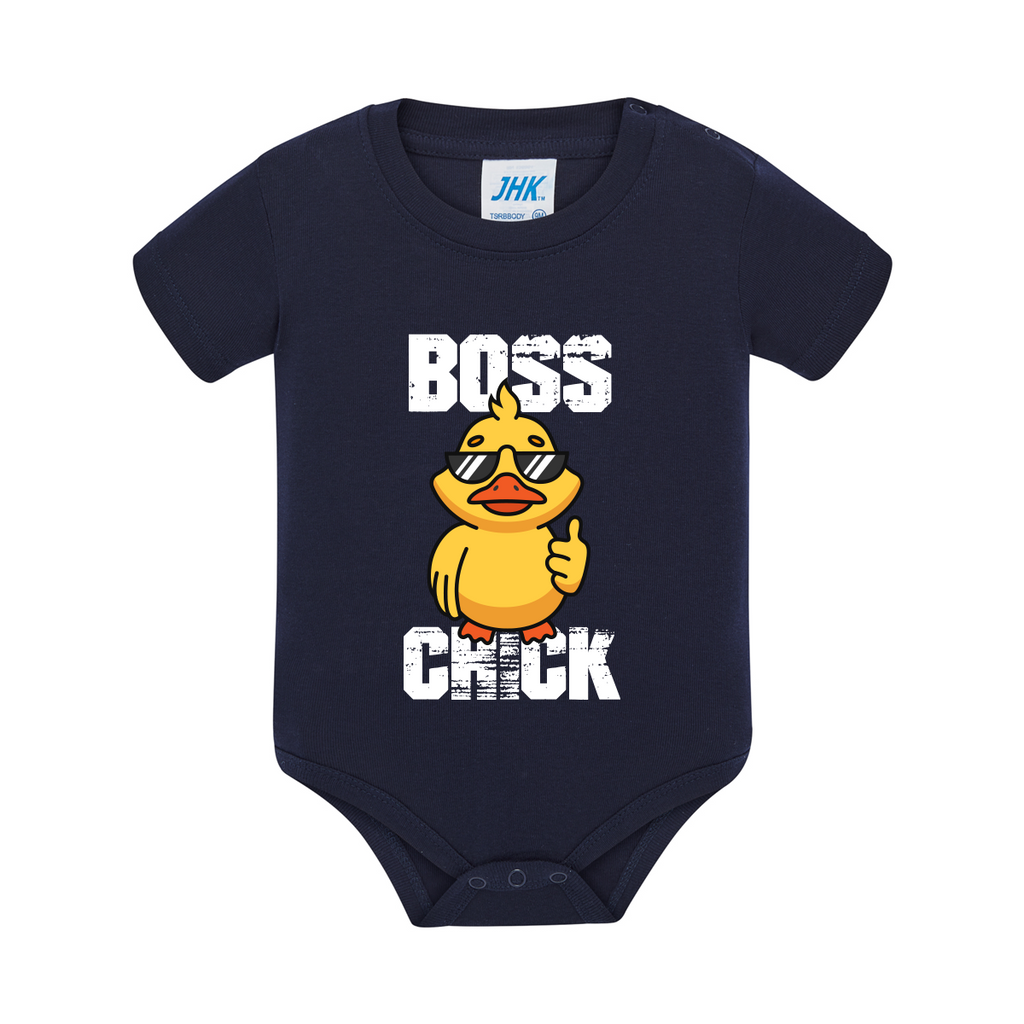 body neonato chick boss colore navy teelab