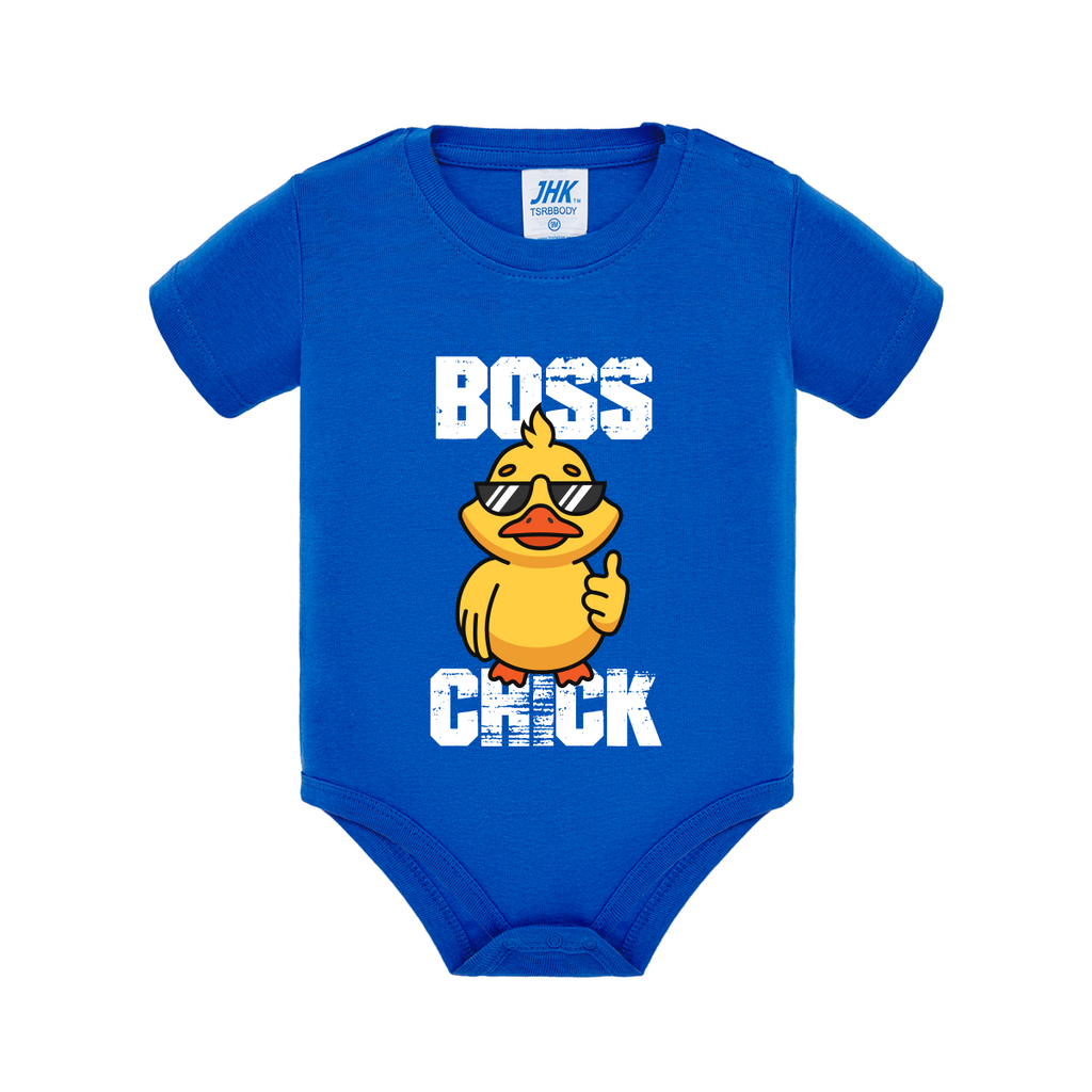 body neonato chick boss colore royal blue teelab