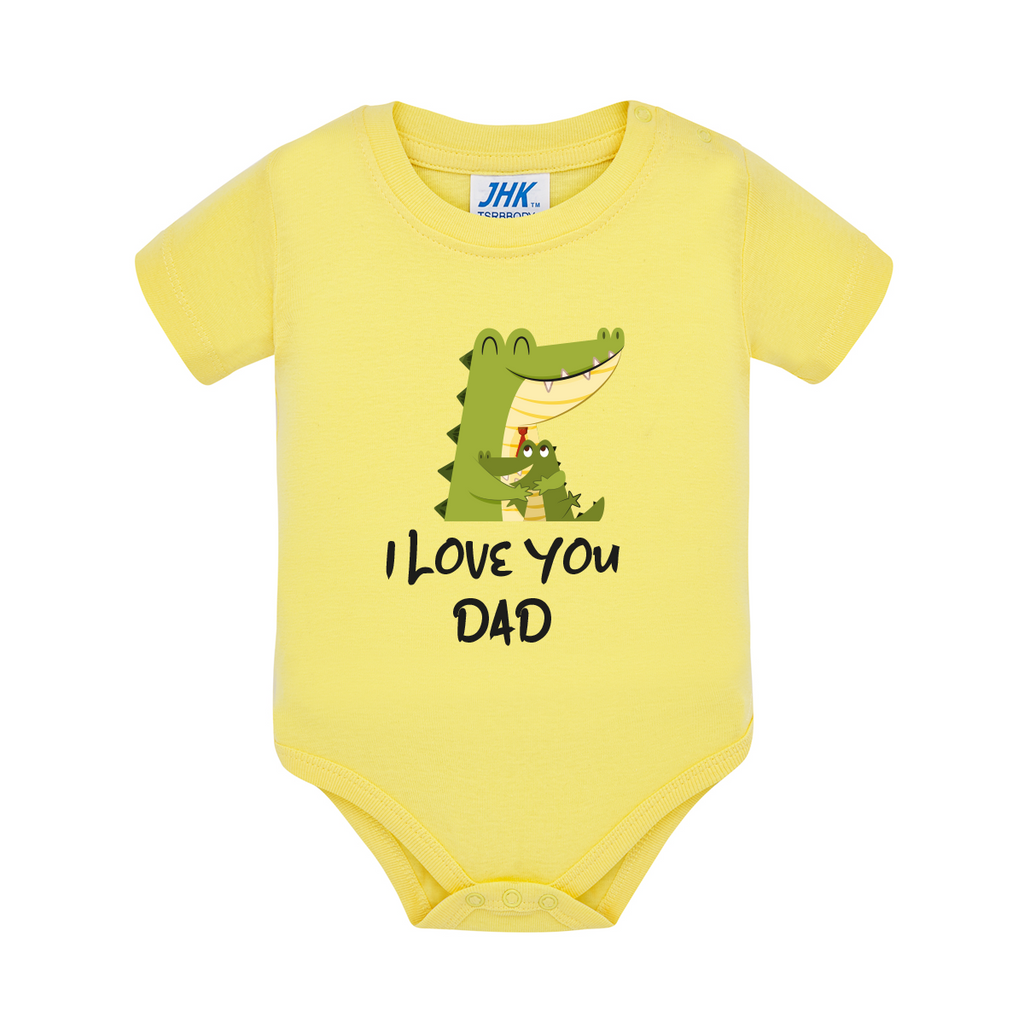 body neonato coccodrillo colore yellow teelab