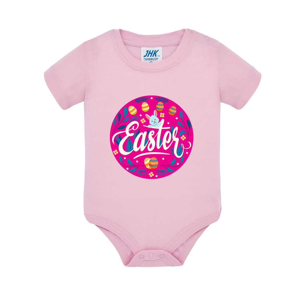 body neonato easter baby colore pink teelab