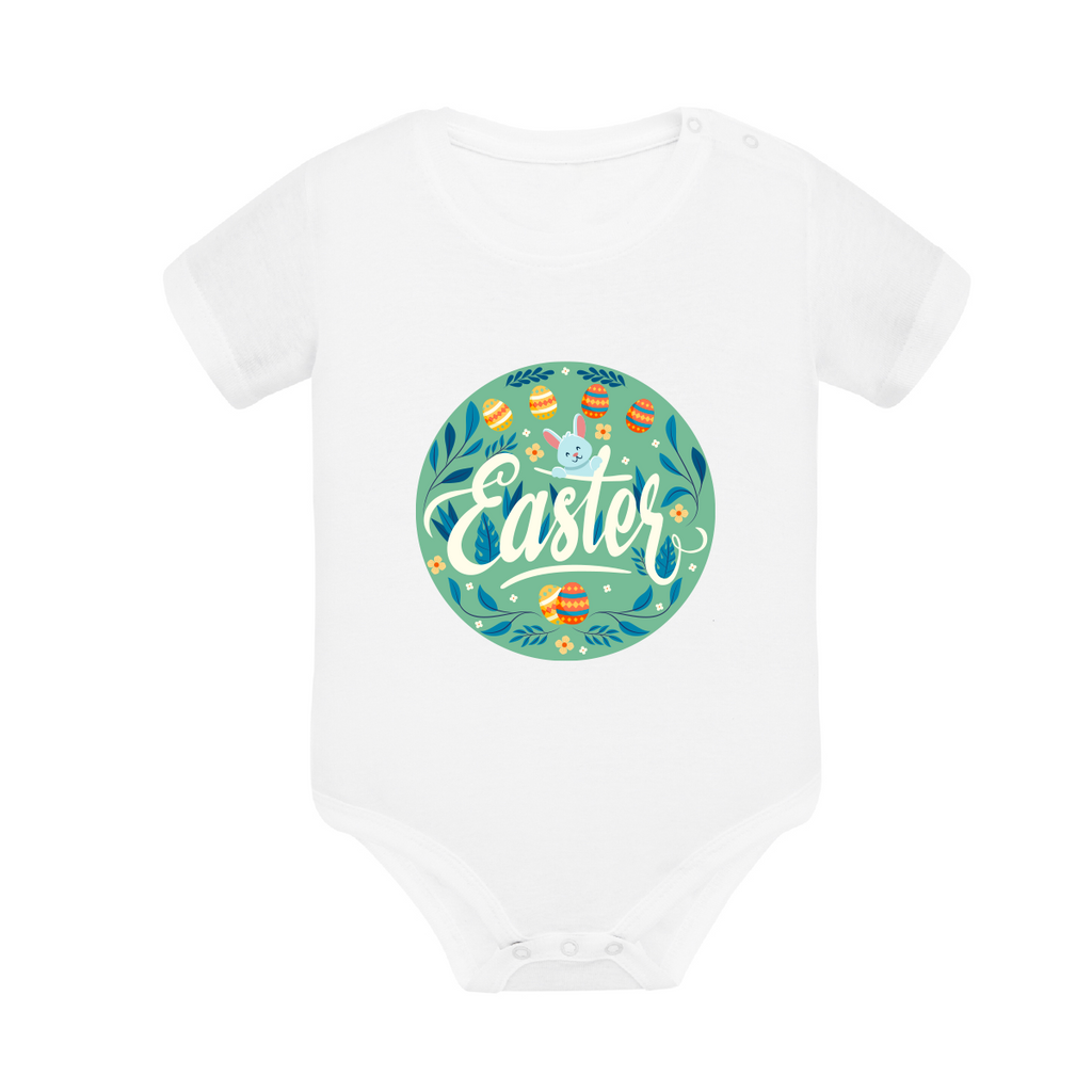 body neonato easter baby colore white teelab