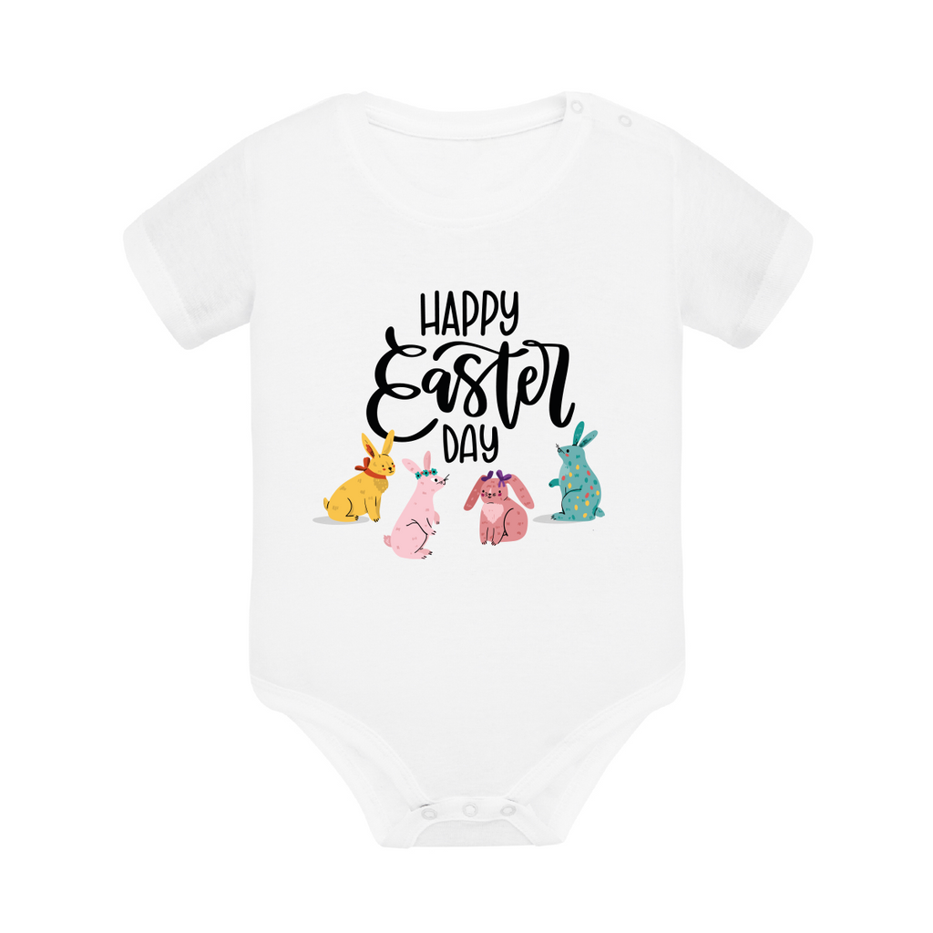body neonato easter joy colore bianco teelab