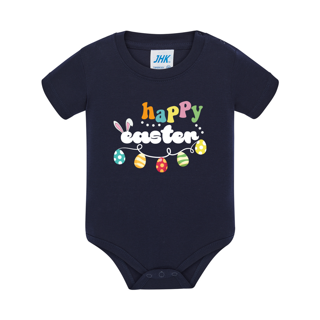 body neonato easter rabbit colore navy teelab