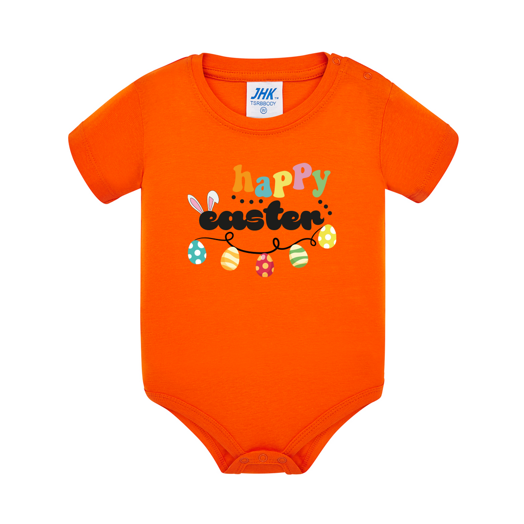 body neonato easter rabbit colore orange teelab