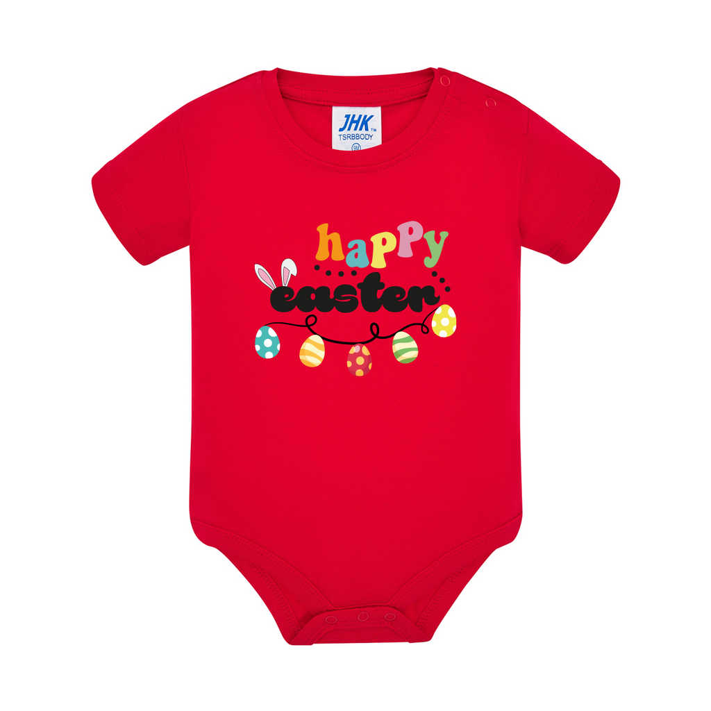 body neonato easter rabbit colore red teelab