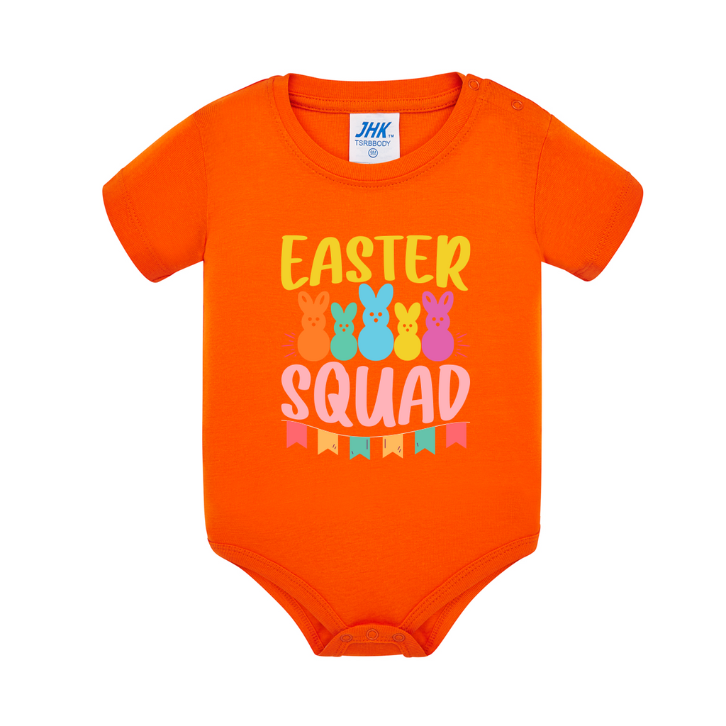 body neonato easter squad colore orange teelab