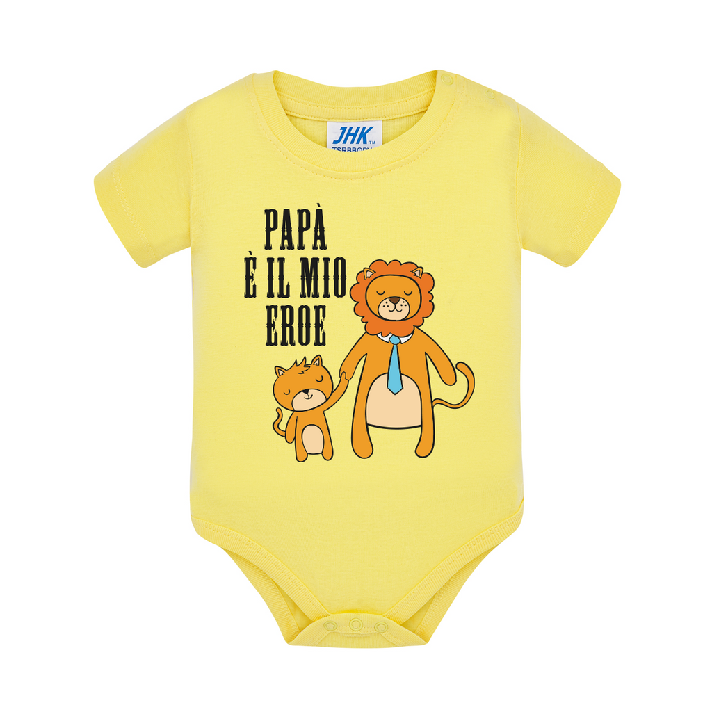 body neonato eroe colore yellow teelab