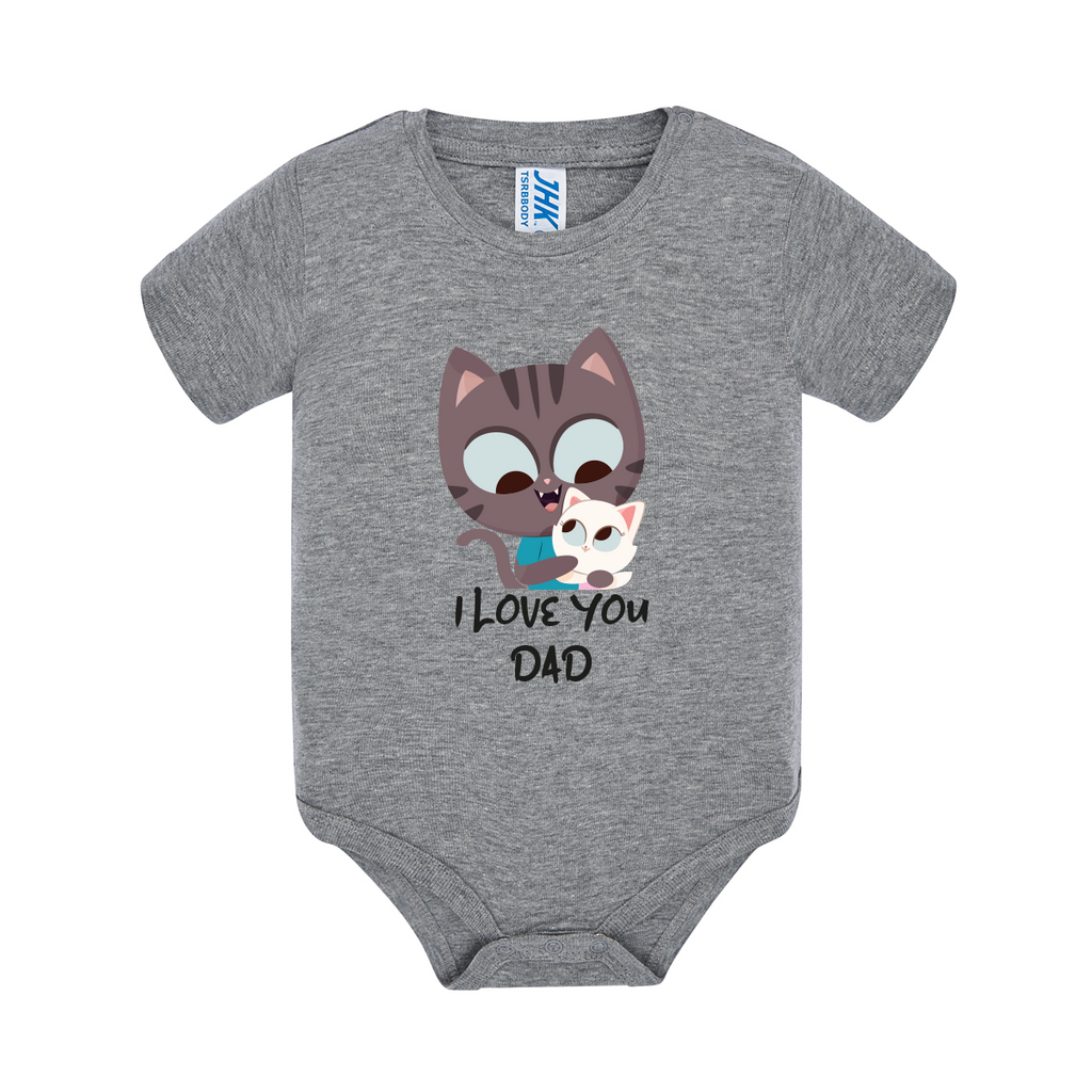 body neonato gatto colore grey teelab
