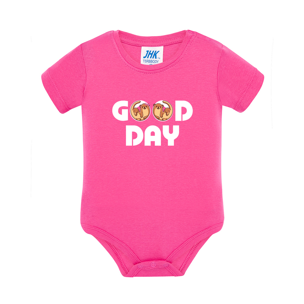 body neonato good day colore fucsia teelab