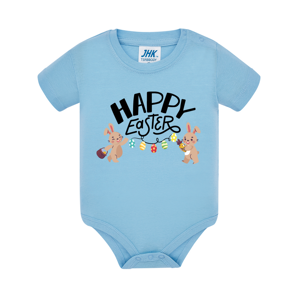 body neonato happy easter colore sky teelab