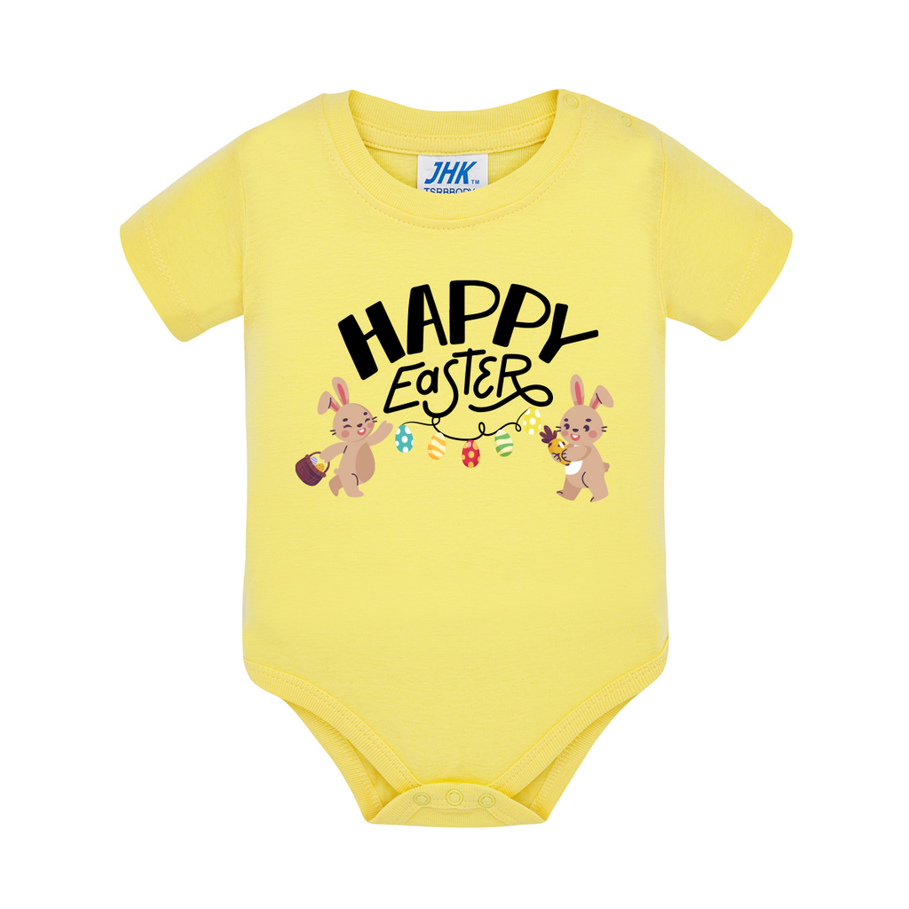 body neonato happy easter colore yellow teelab