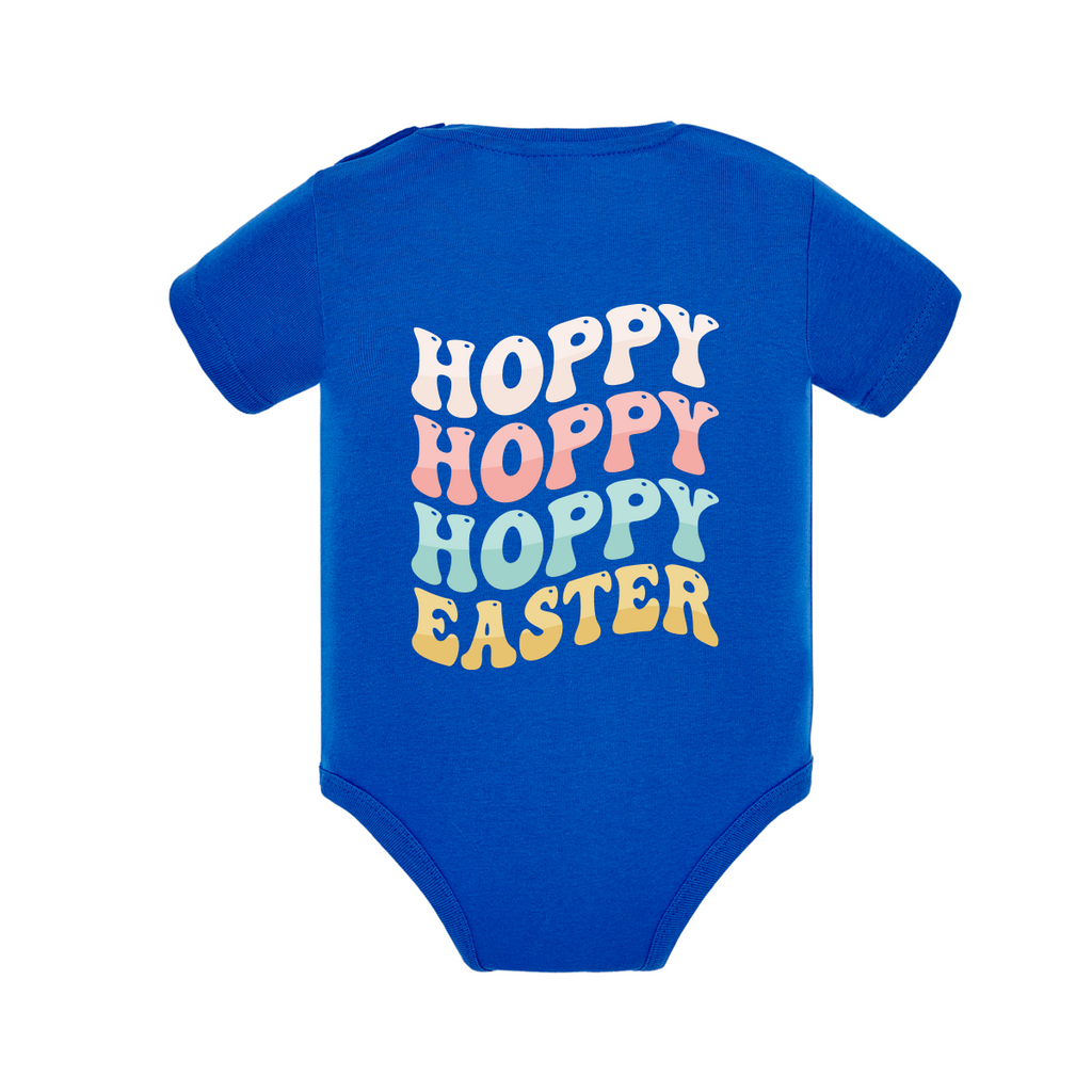 body neonato hoppy bunny colore blu teelab