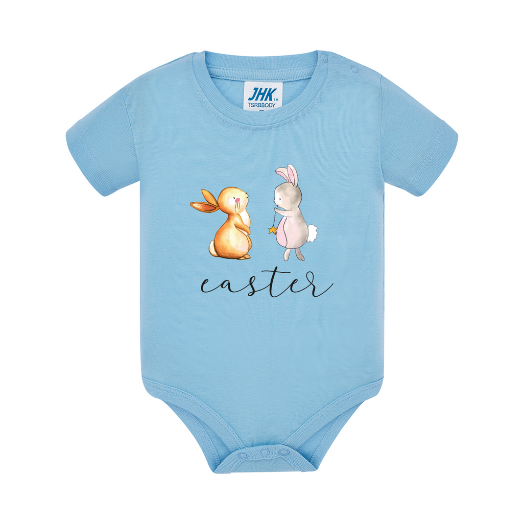 body neonato little bunny colore celeste teelab