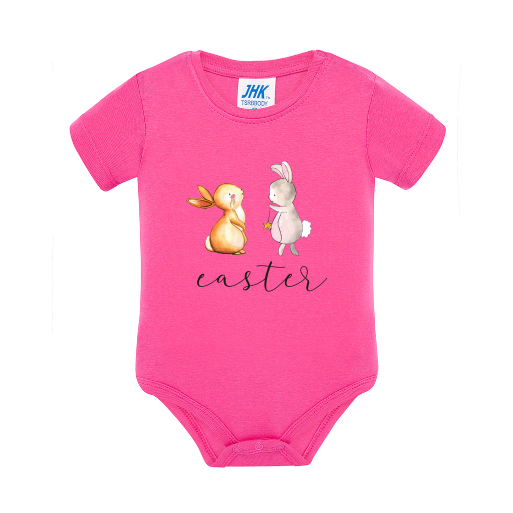 body neonato little bunny colore fucsia teelab