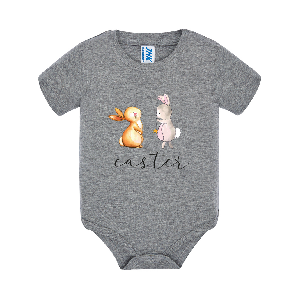 body neonato little bunny colore grigio teelab