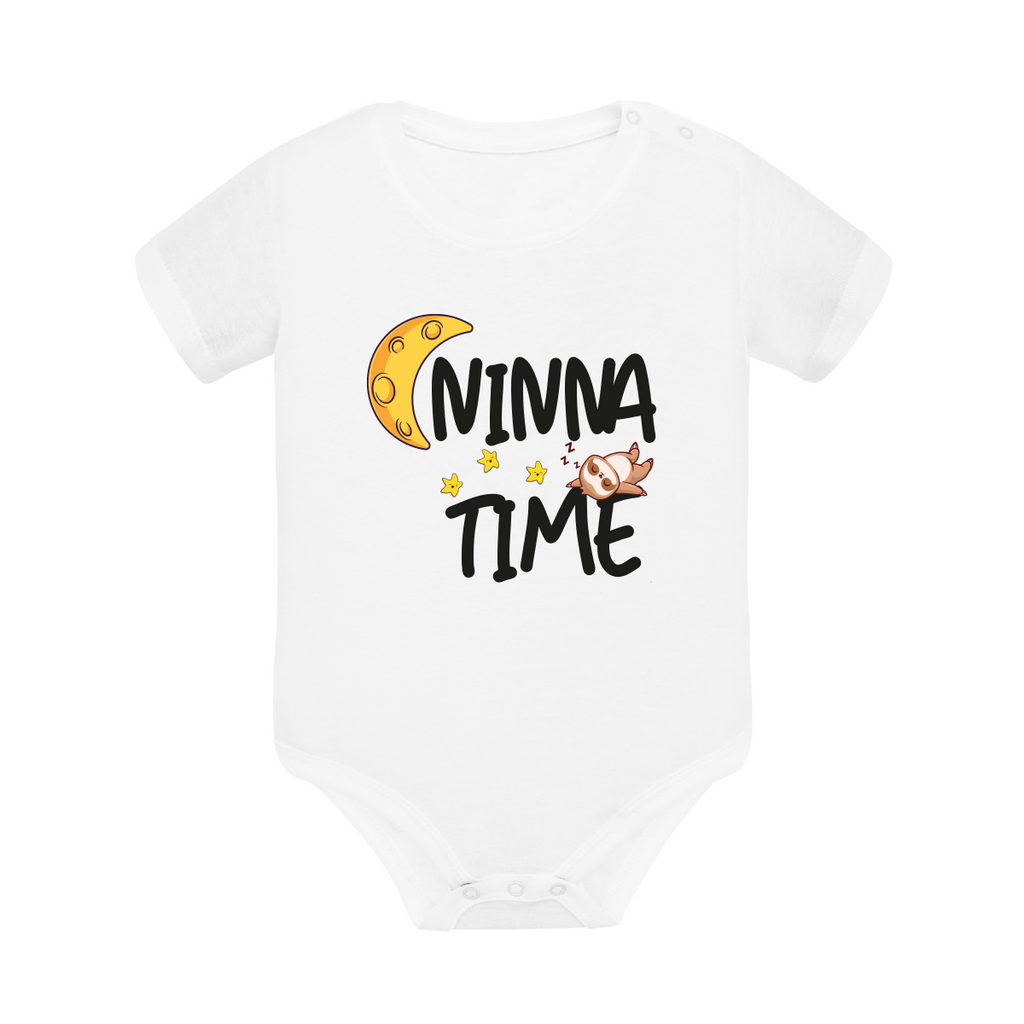body neonato ninna time colore white teelab