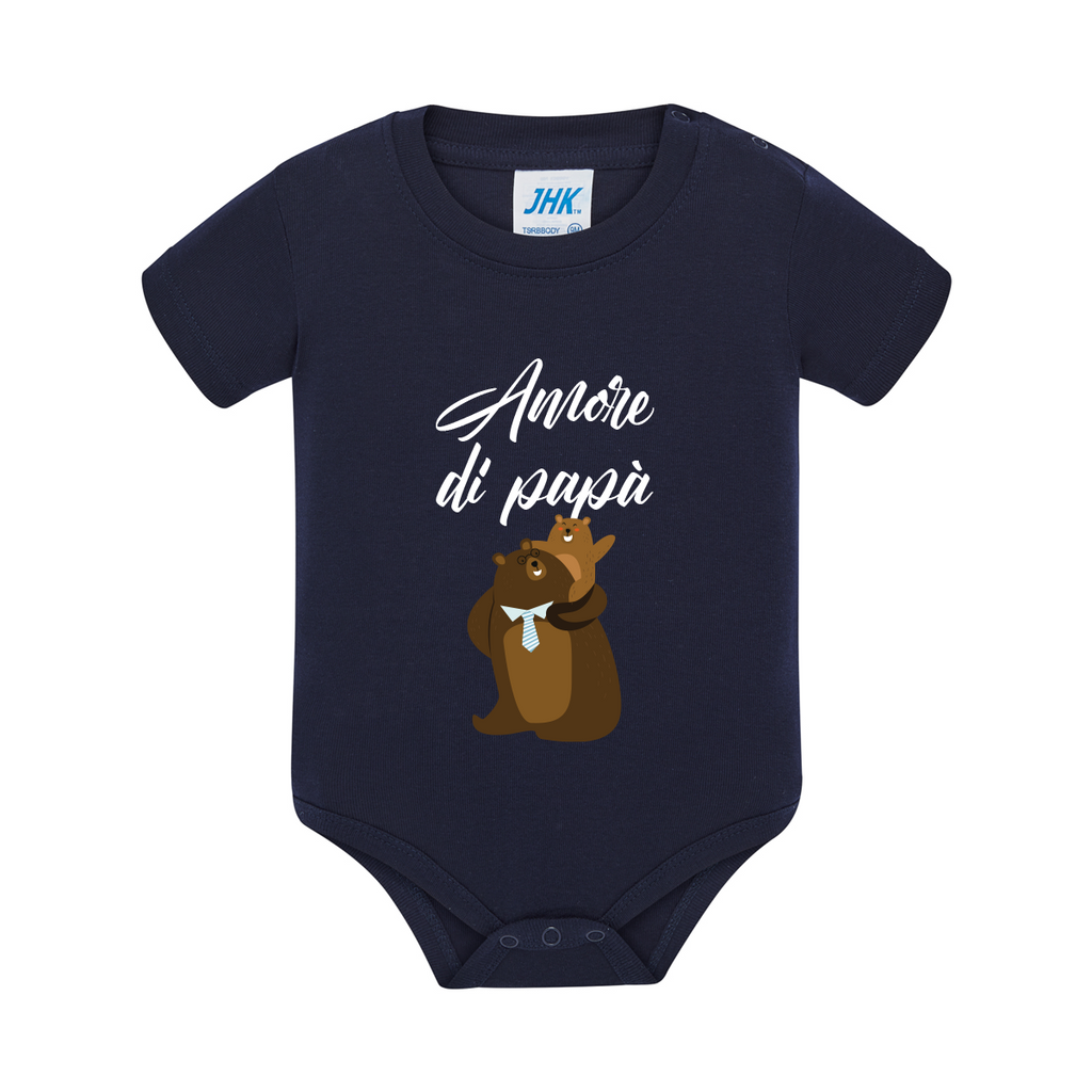 body neonato orsi colore navy teelab