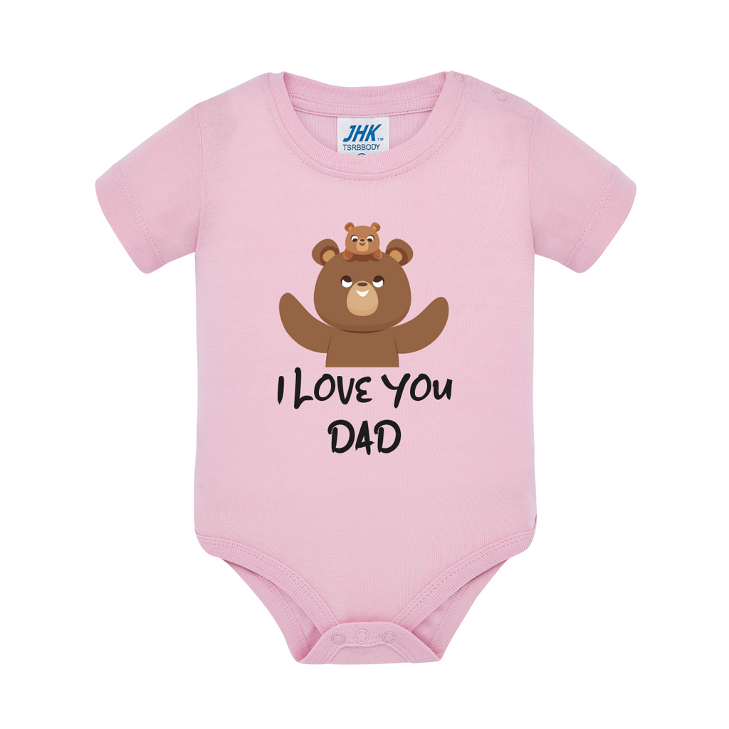 body neonato orso colore pink teelab