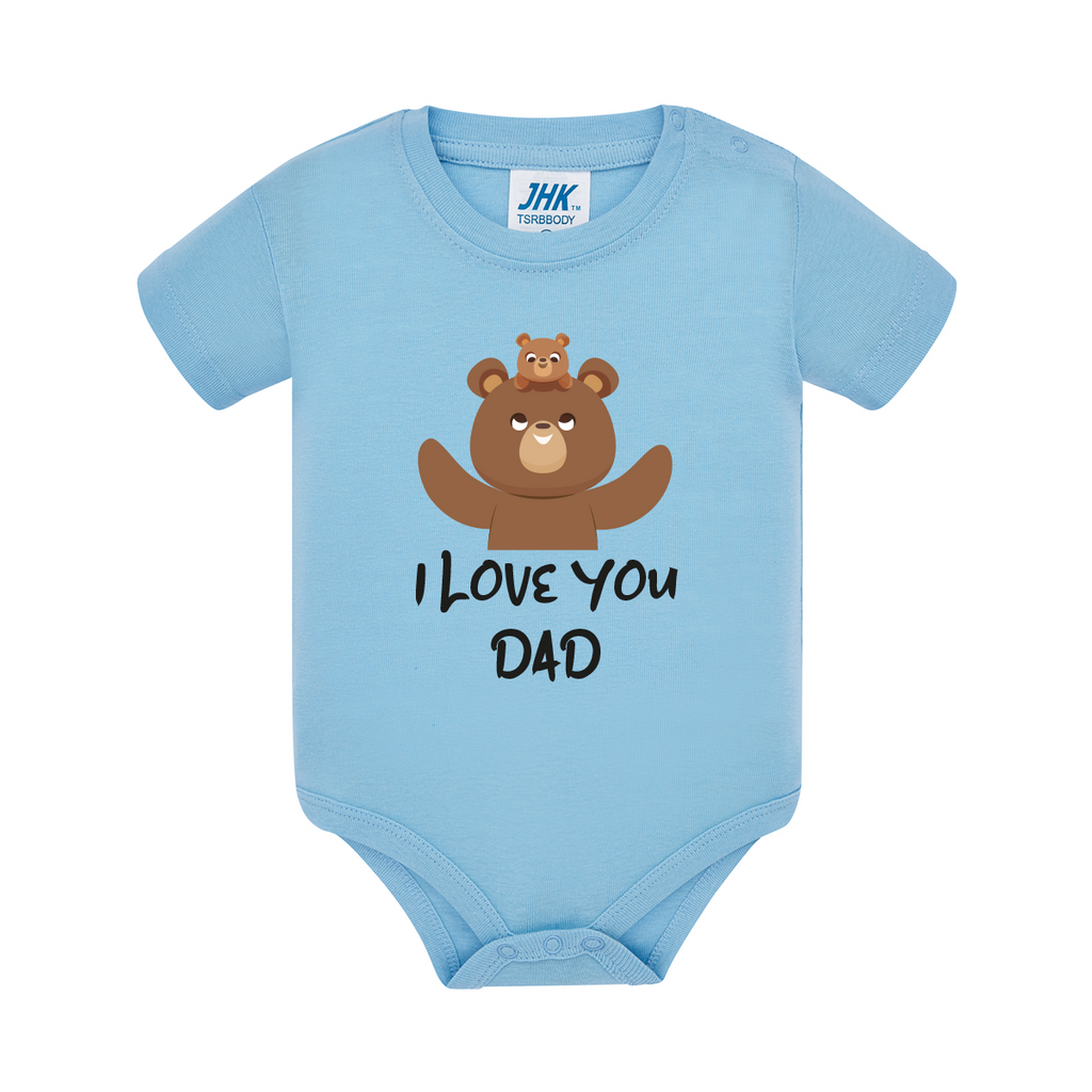 body neonato orso colore sky teelab