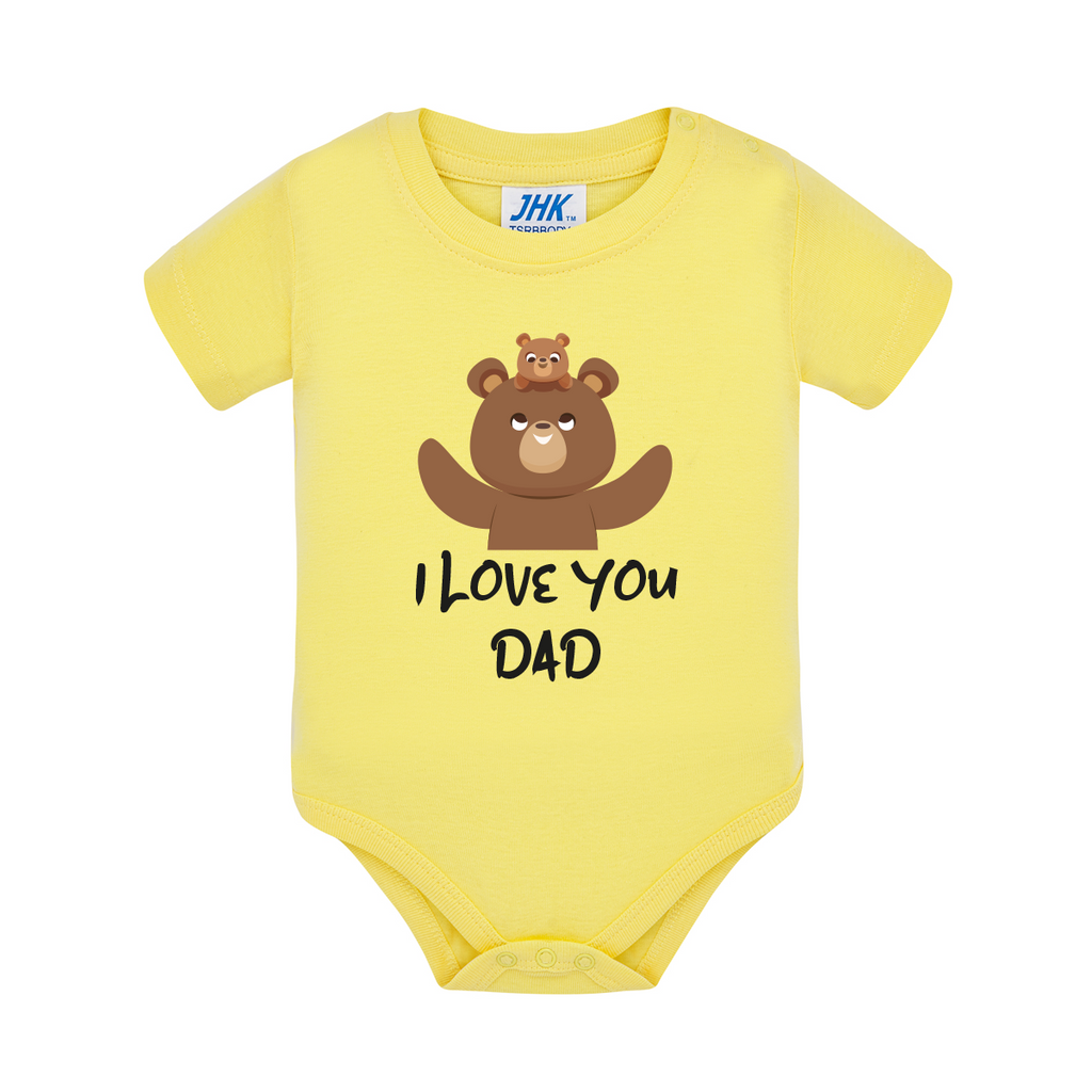 body neonato orso colore yellow teelab