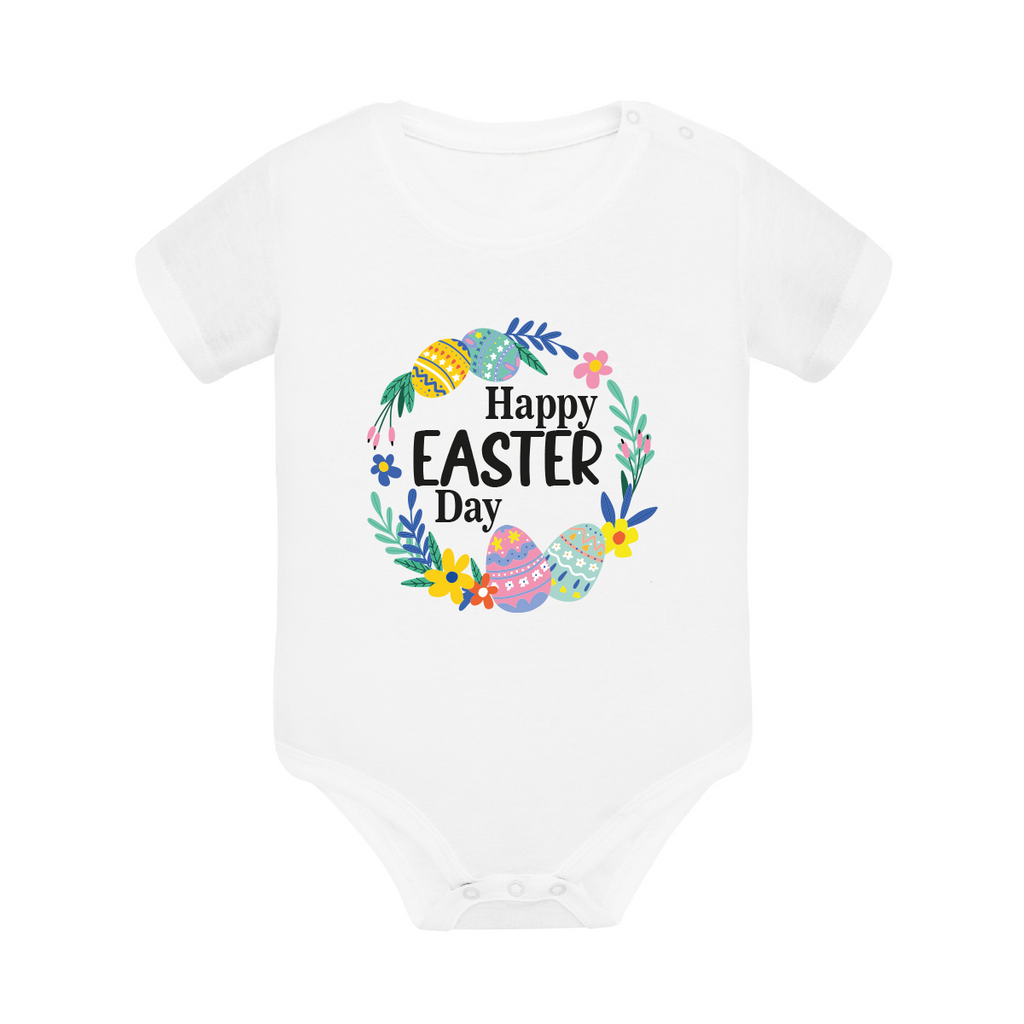 body neonato pasqua colore bianco teelab