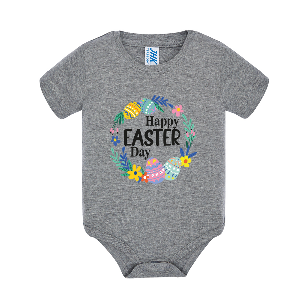 body neonato pasqua colore grigio teelab