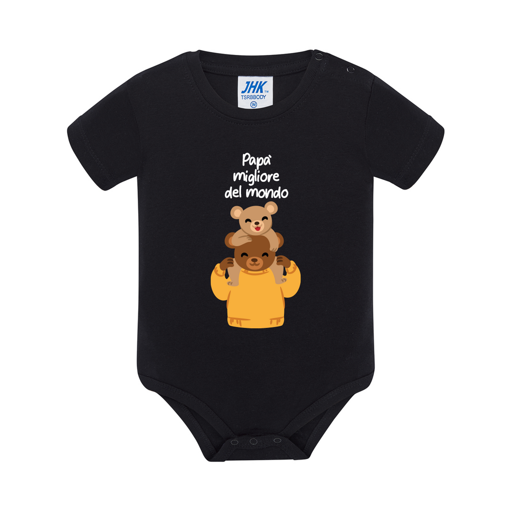 body neonato teddy colore black teelab