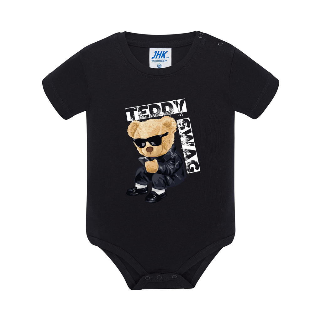 body neonato teddy swag colore black teelab