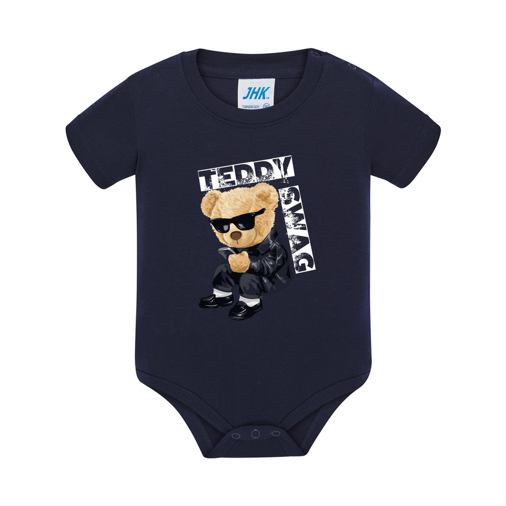 body neonato teddy swag colore navy teelab