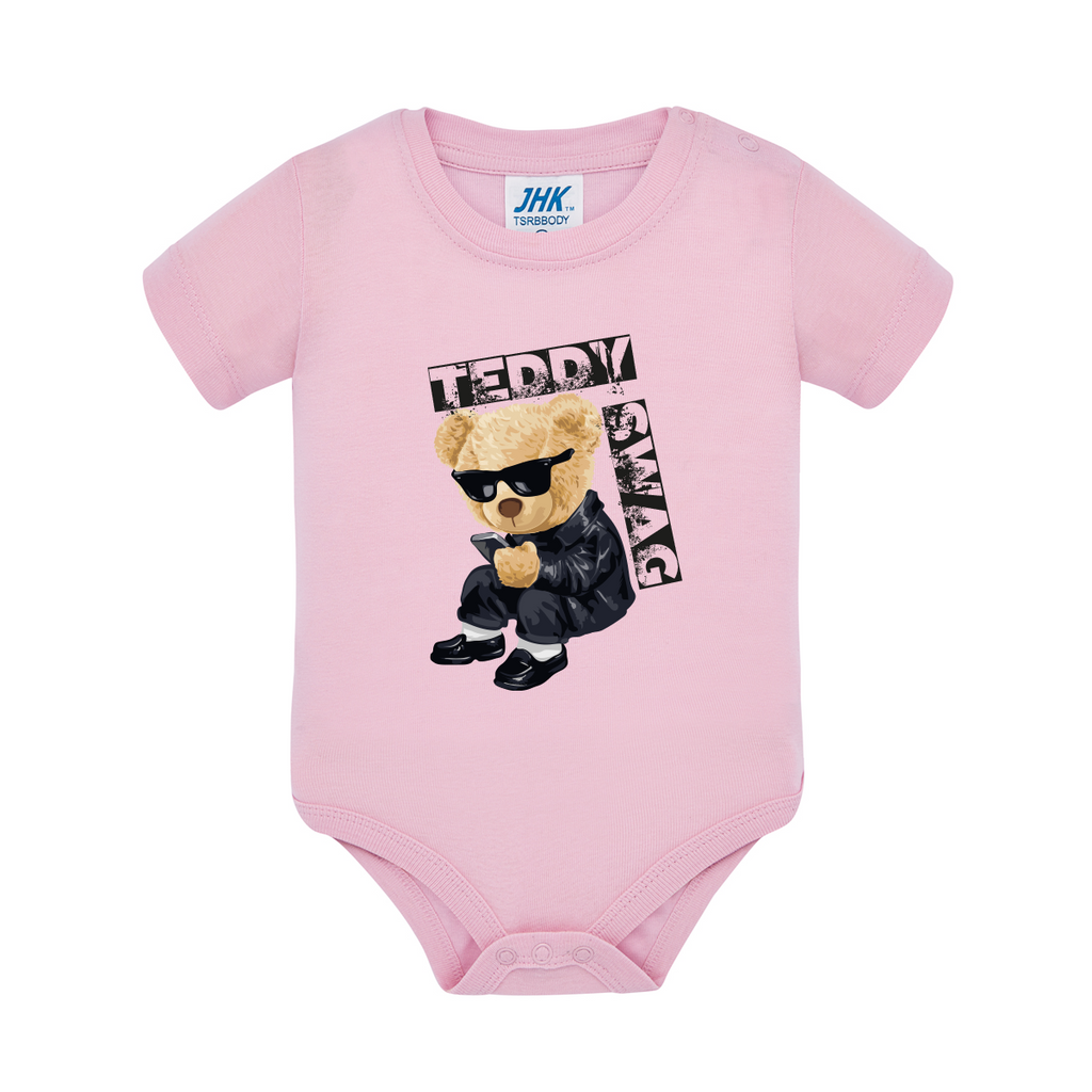 body neonato teddy swag colore pink teelab