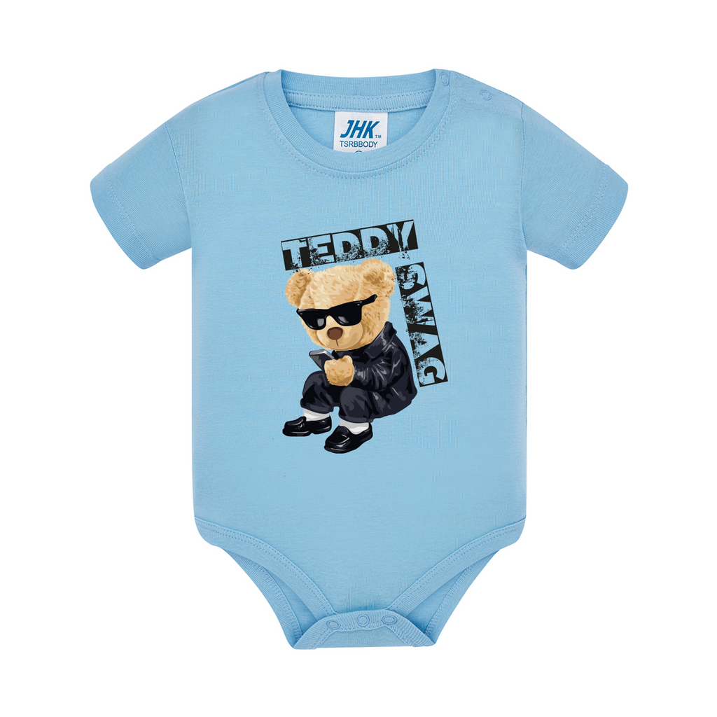 body neonato teddy swag colore sky teelab
