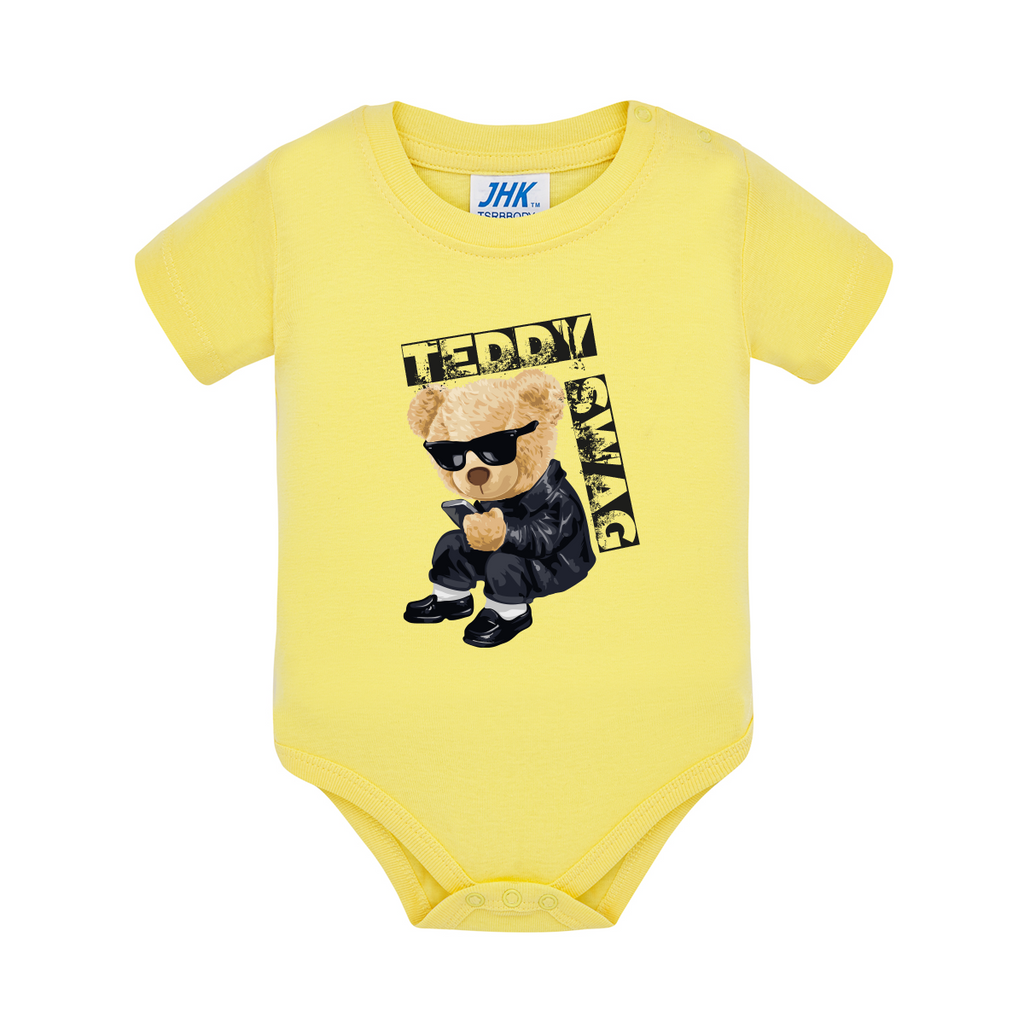 body neonato teddy swag colore yellow teelab