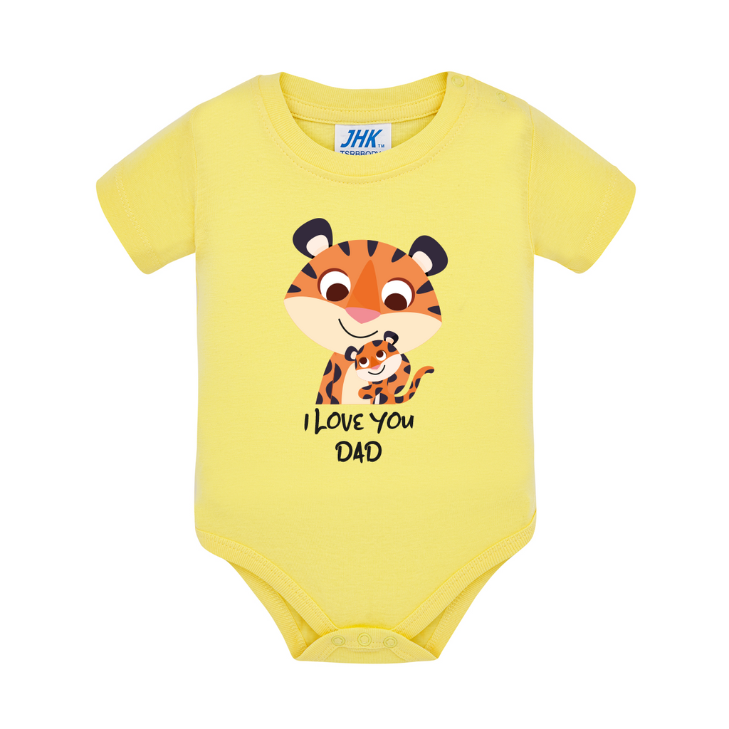 body neonato tigre colore yellow teelab