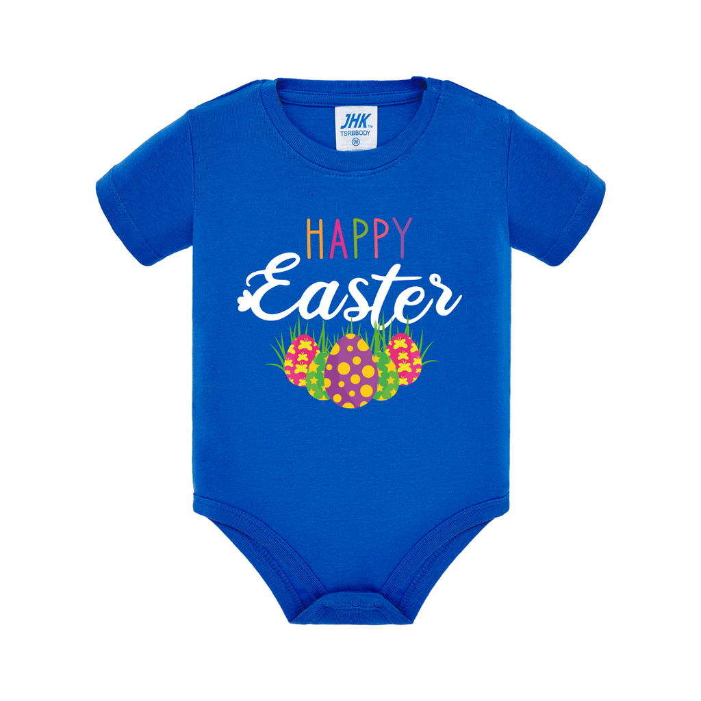 body neonato uova pasquali colore blu teelab