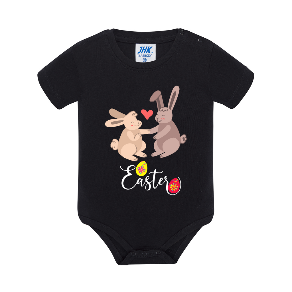 body neonato uova pasquali colore nero teelab