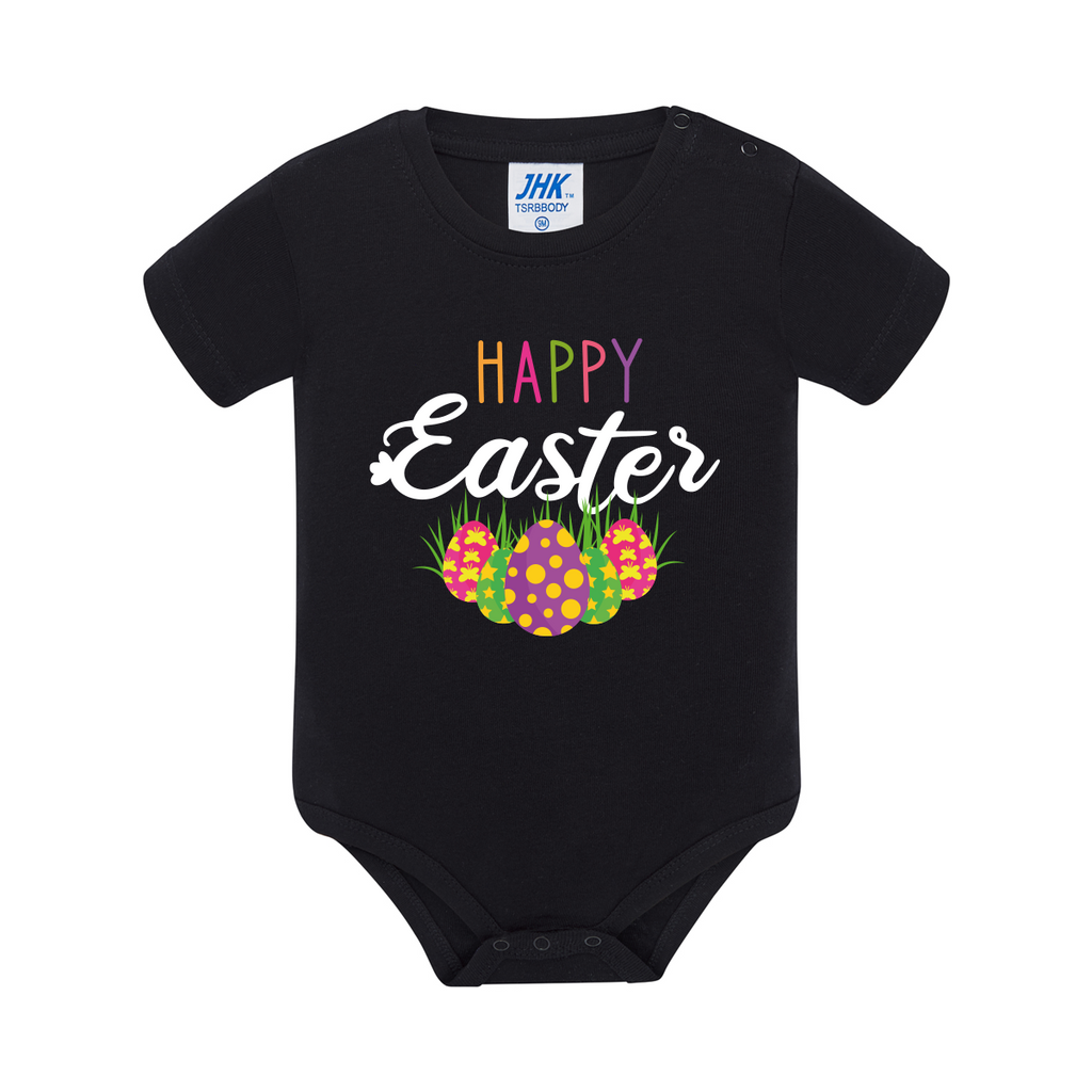 body neonato uova pasquali colore nero teelab