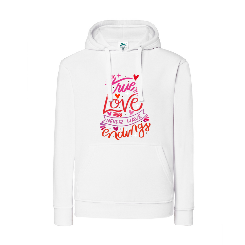 felpa donna amore bianco teelab