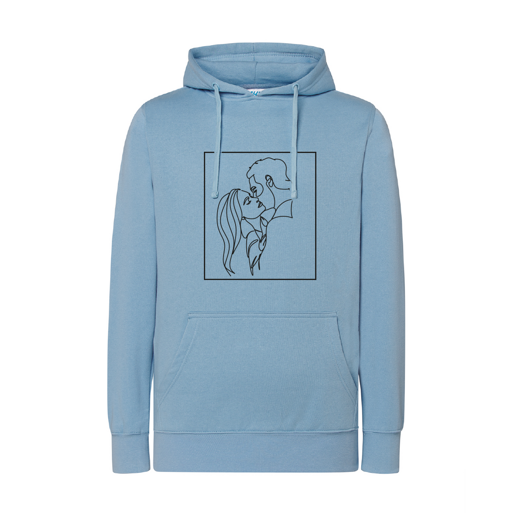felpa donna couple celeste teelab