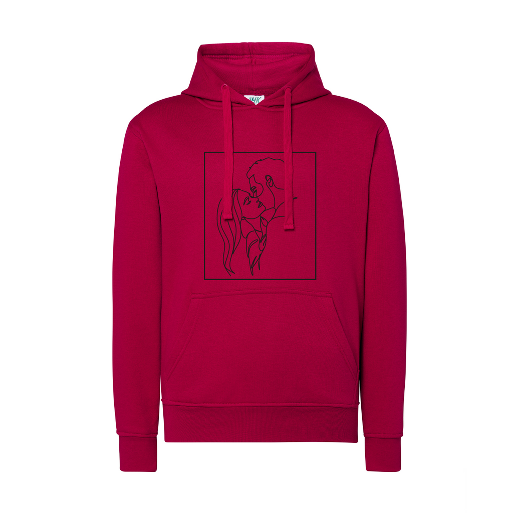 felpa donna couple fucsia teelab