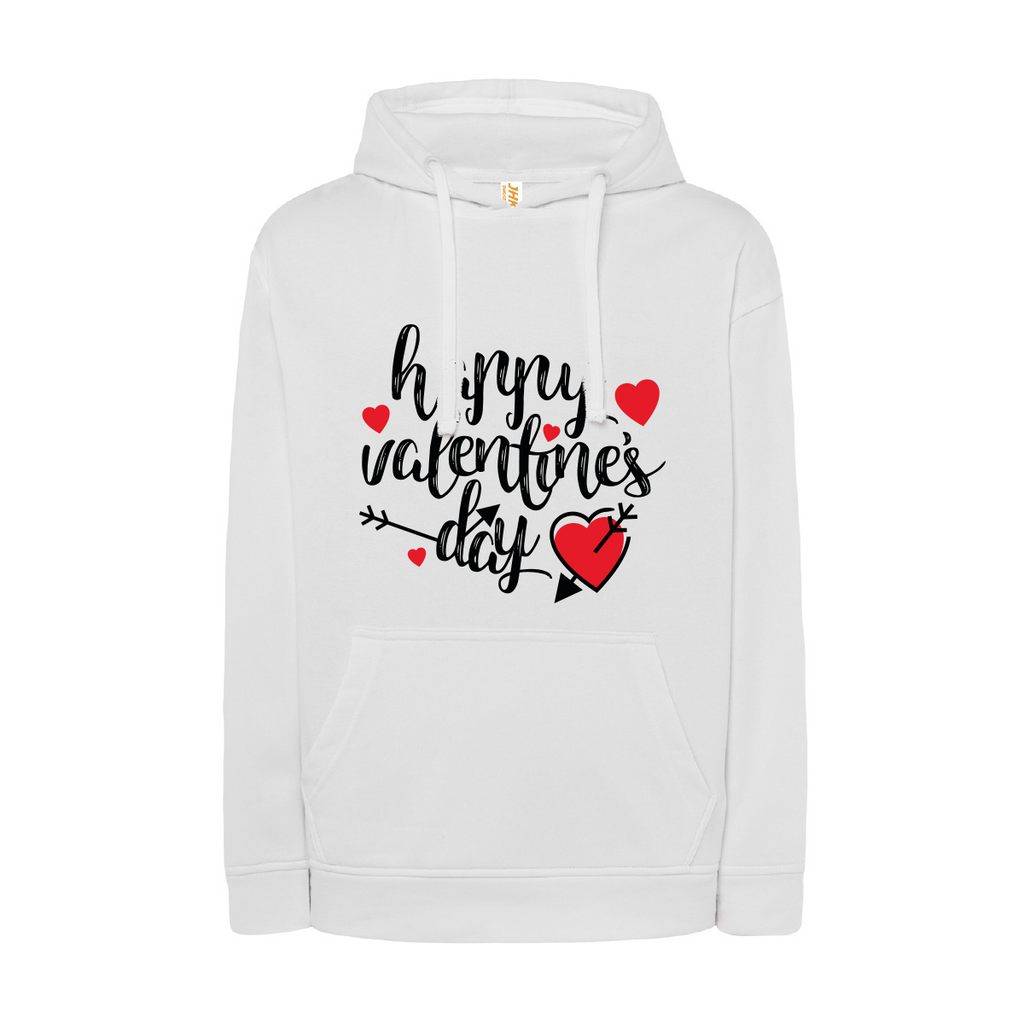 felpa uomo san valentino colore bianco  teelab